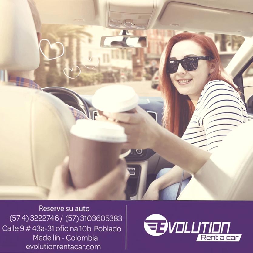 Alquiler de autos en Medellín con Evolution Rent a Car