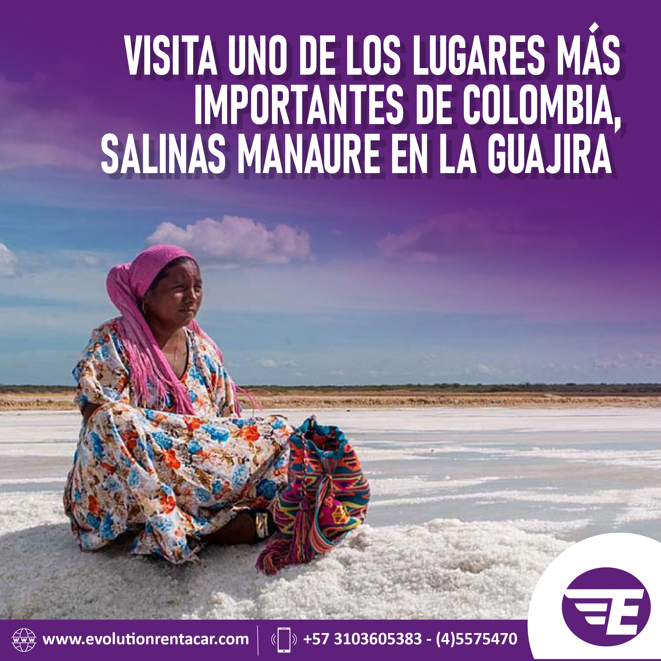 Alquiler de Camionetas en Cartagena te invita a las SALINAS MANAURE EN LA GUAJIRA