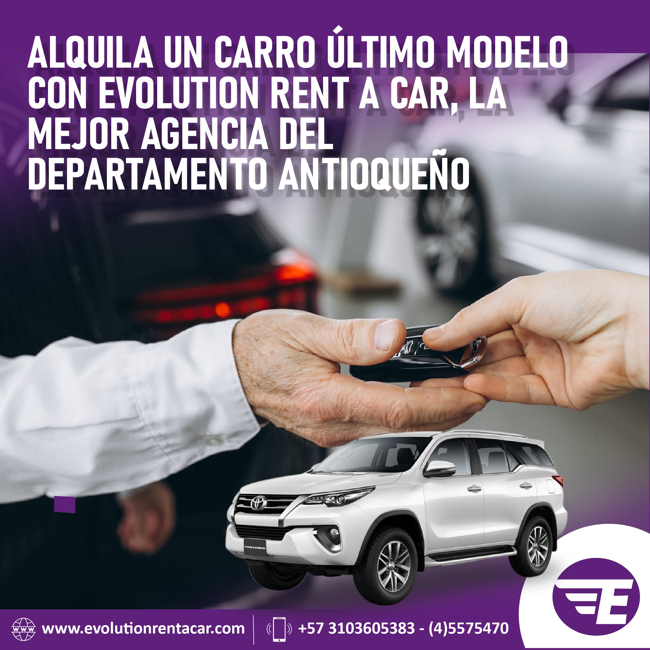 Alquiler de Carros Economicos en Rionegro – Evolution Rent A Car –