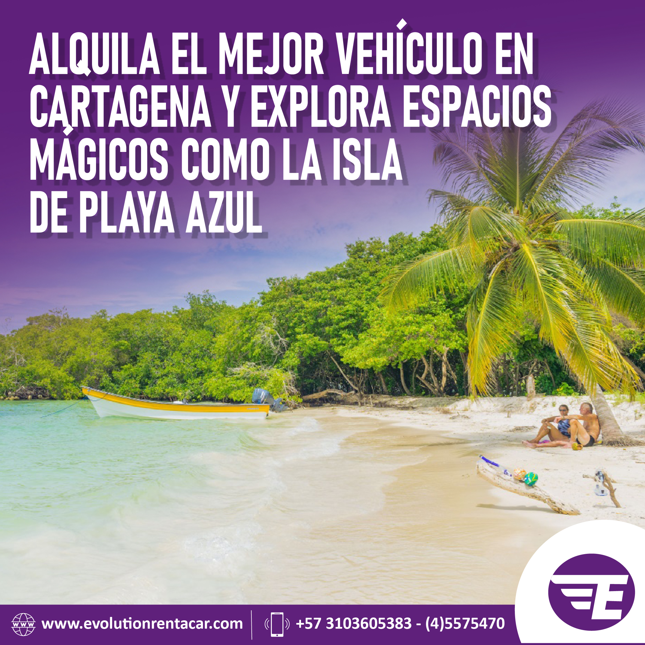 Alquiler de Vehículos en Cartagena – Isla de playa Azul
