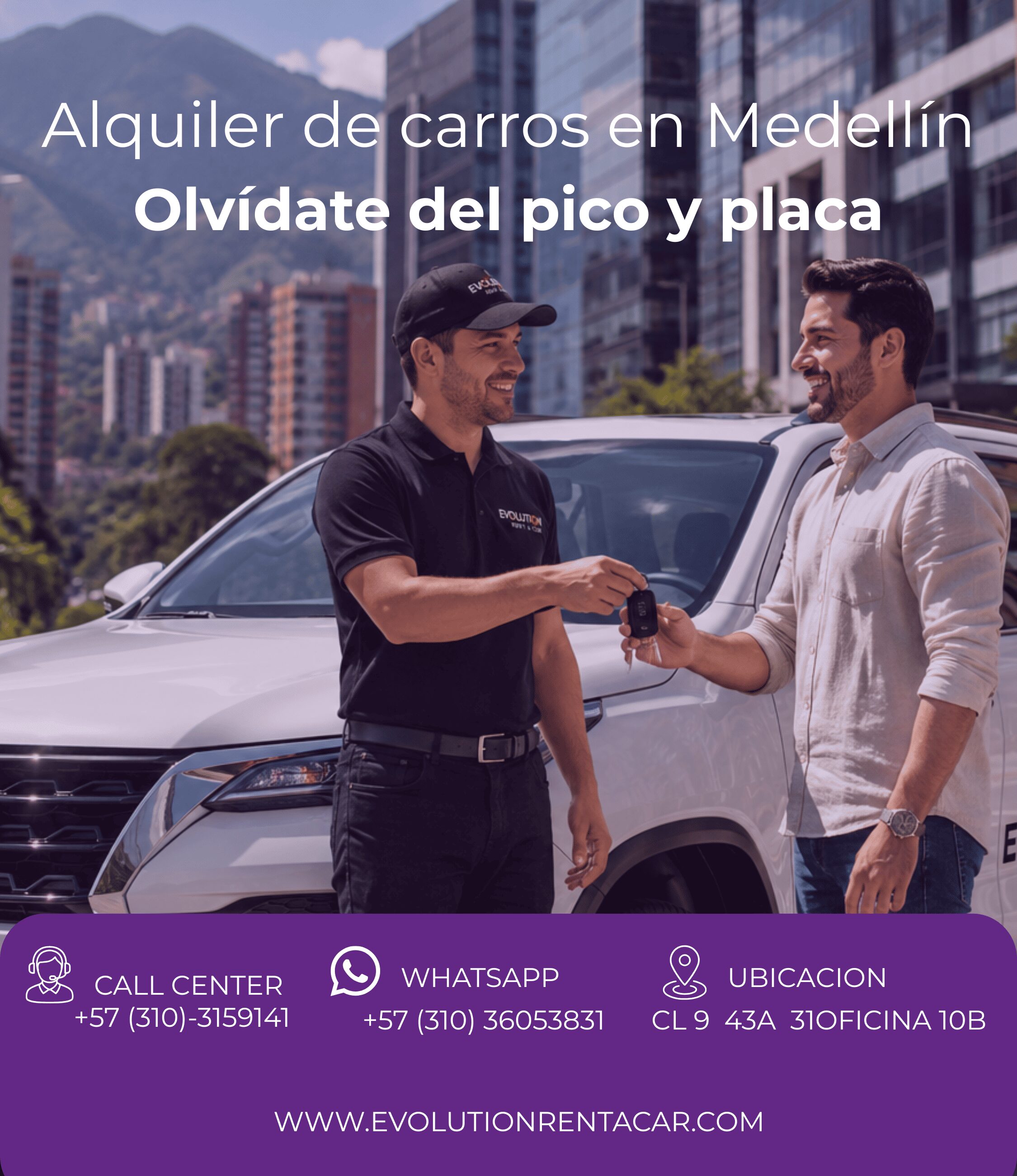 Alquiler de carros en Medellín: olvídate del pico y placa Alquiler de carros en Medellín: olvídate del pico y placa